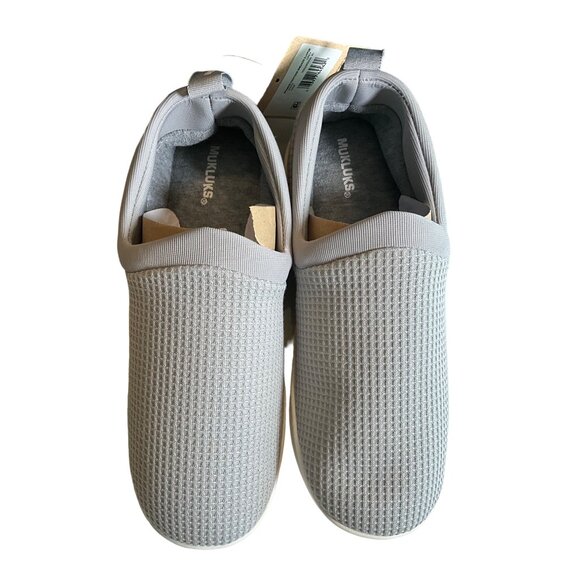 Muk Luks Womens Slippers Medium 7-8 Gray Lightweight Indoor/Outdoor Cushioned Fo - Picture 2 of 7